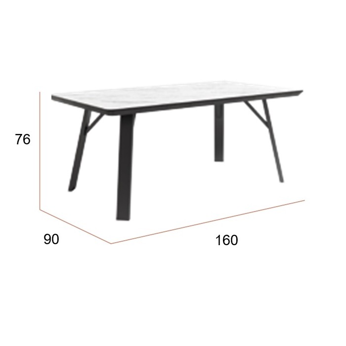 Mesa Rectangular Borneo