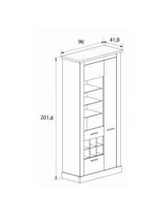 VITRINA ALTA CHELLEN 2