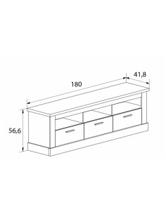 MESA TV CHELLEN 180 CM 2