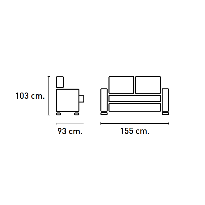 SOFA RELAX 2P TUCSON
