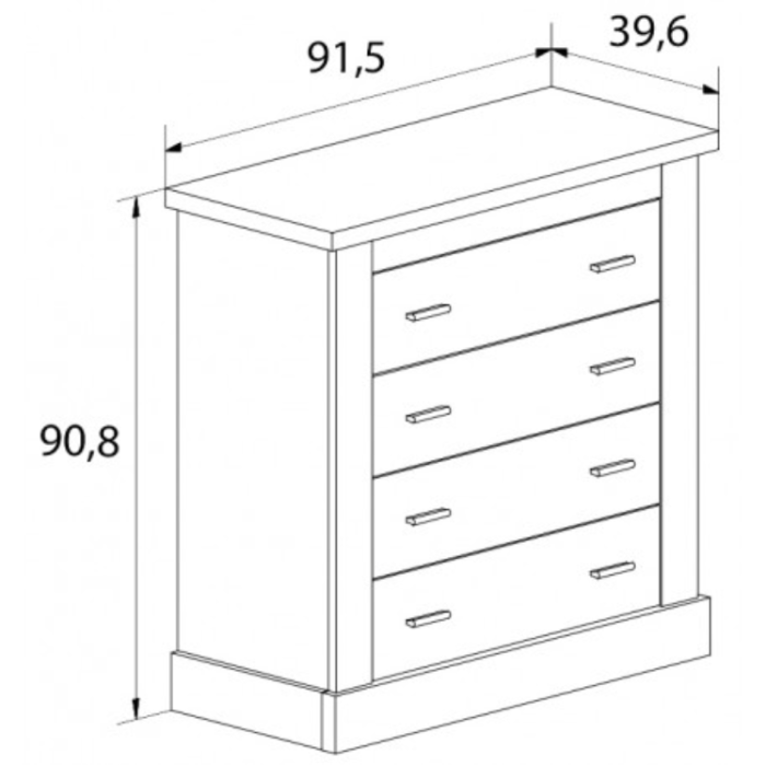 COMODA CHELLEN CAMBRIAN BLANCO