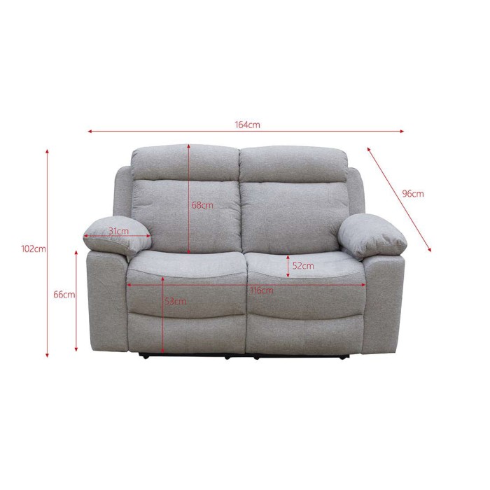 SOFA RELAX OLIMPO 2 PLAZAS MANUAL