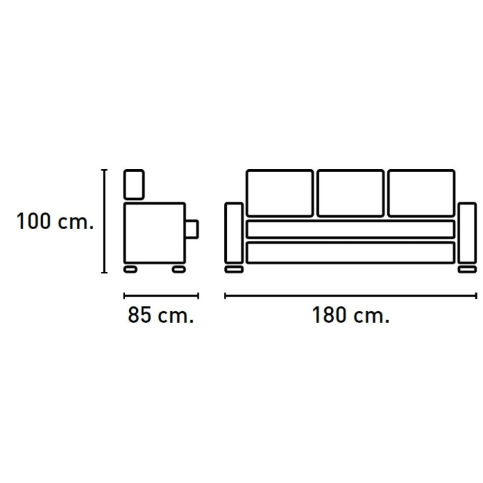 SOFA ÓSCAR 3 PLAZAS