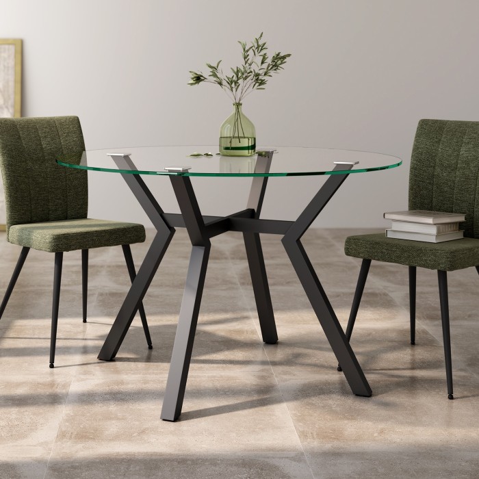 MESA REDONDA CRISTAL ALBORAN