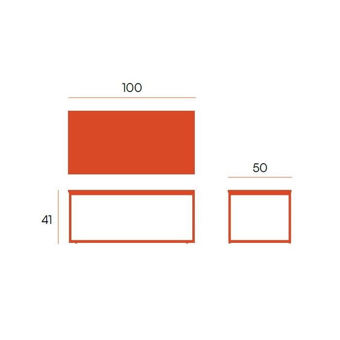 MESA CENTRO RECTANGULAR PACIFICO