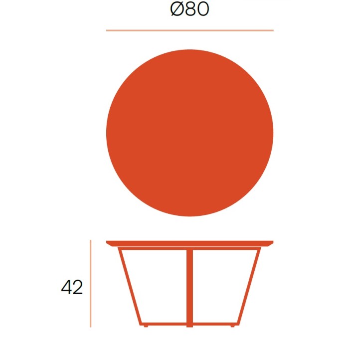 MESA CENTRO PORCELANICA EGEO