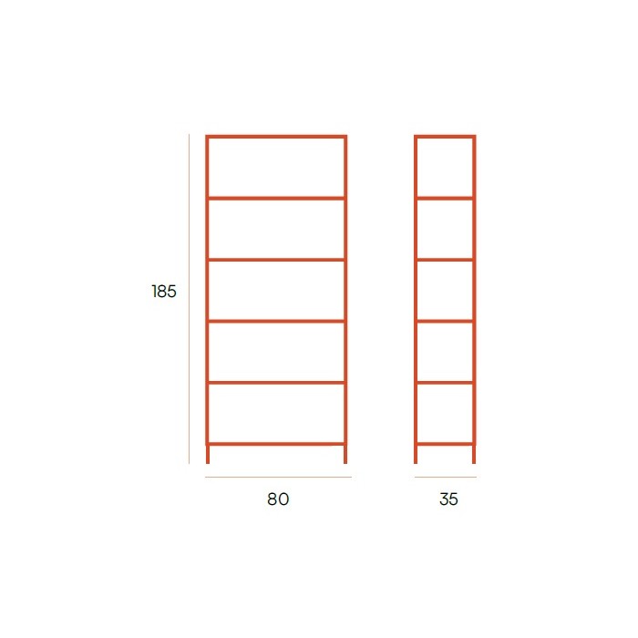 ESTANTERIA TITANIA 80X185 CM