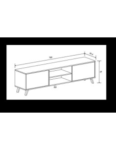 BAJO TV 180CM OLIMPIA 2