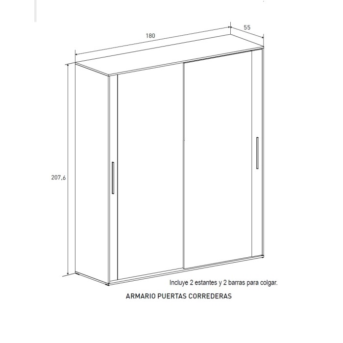 ARMARIO CROACIA P.CORREDERAS
