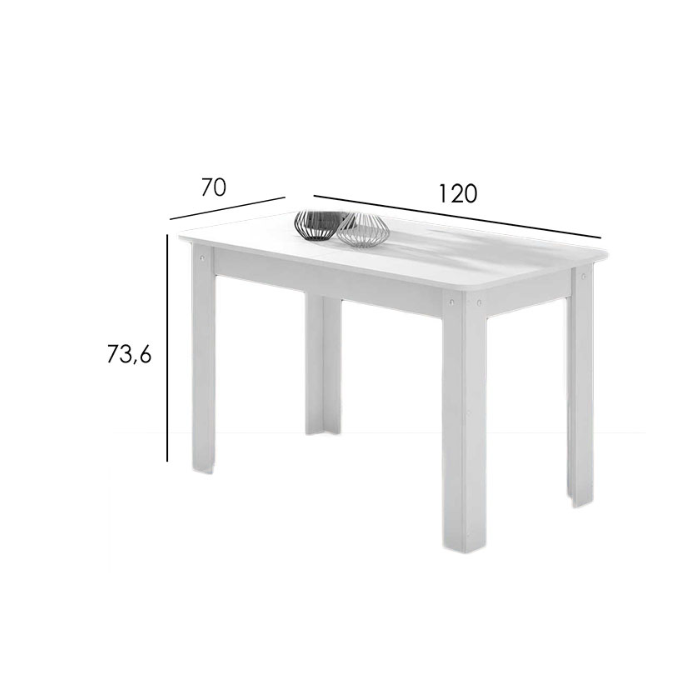 Mesa extensible Luka 140cm