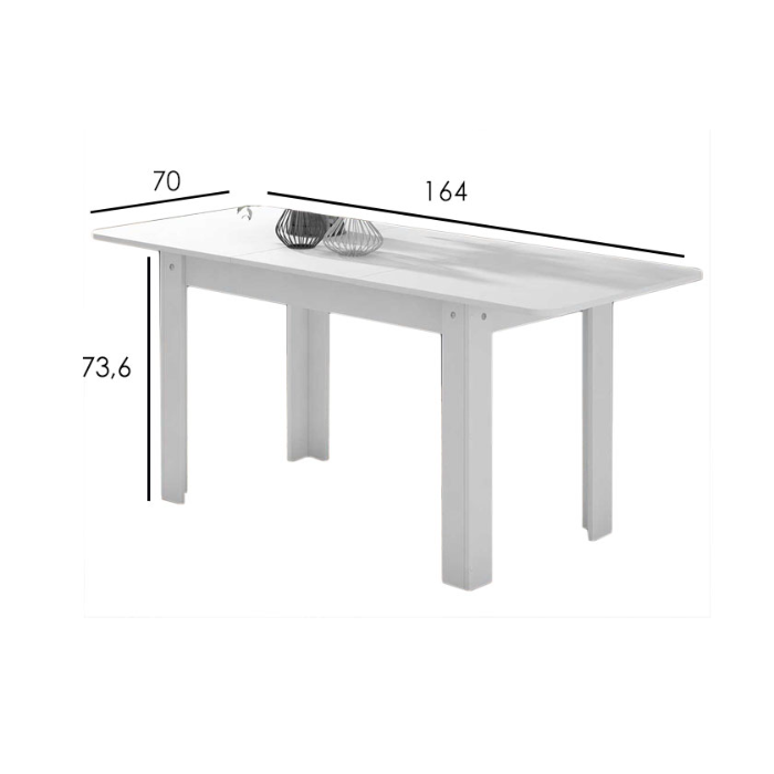 Mesa extensible Luka 140cm