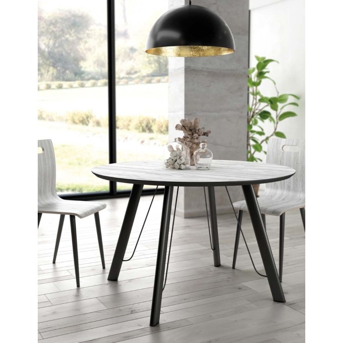 Mesa Redonda Extensible Riu Madera